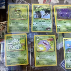 Vintage Pokemon Lot Of (12) Cards - Base Set 1&2, Jungle, Fossil, And More! Leaf - Image 2