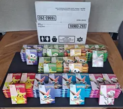 2022 McDonald's Pokemon Match Battle Card Manager Case 110 Sealed Packs 11 Sets - Image 1