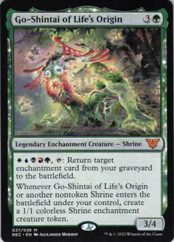 MTG Go-Shintai of Life's Origin (37) | NM | Kamigawa Neon Dynasty {NEC} - Image 1