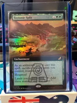 Magic the Gathering (MTG) - Tectonic Split (0208 - Extended Art, FOIL) - Image 1