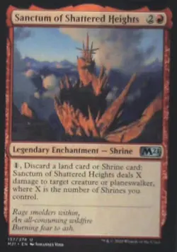 Sanctum of Shattered Heights - Core Set 2021: #157, Magic: The Gathering Nm R35 - Image 1