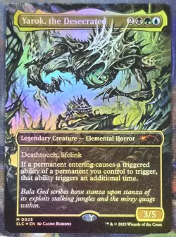 1x FOIL Yarok, The Desecrated MTG Encyclopedia Of Magic Secret Lair NM - Image 1