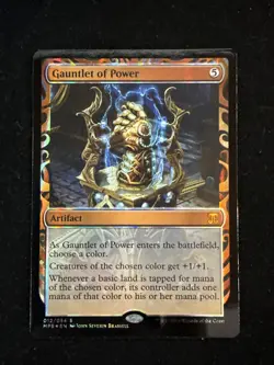Magic Gauntlet of Power FOIL - MTG - Masterpiece: Kaladesh Invention (ENG) - Image 1