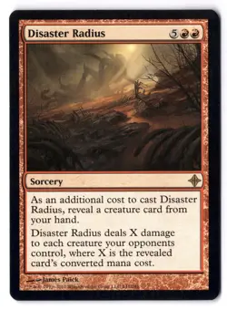 Disaster Radius LP* Rise Of The Eldrazi ENGLISH 141/248 mtg -UnltdCards - Image 1