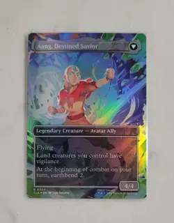 MTG: Aang, At The Crossroads Borderless Foil NM Avatar The Last Airbender - Image 2