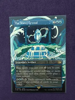 The Water Crystal (Borderless) #333 (NM) Final Fantasy FIN Magic MTG - Image 1