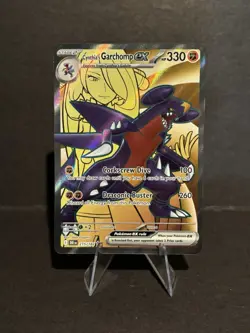 Pokemon TCG Cynthia's Garchomp EX 215/182 Destined Rivals Ultra Rare - Image 2