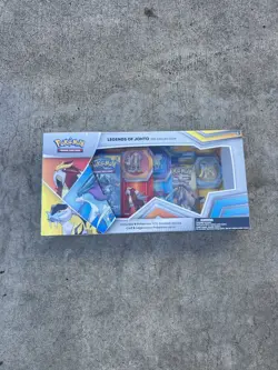 2020 Pokemon Legends of Johto Pin Collection Box GameStop Exclusive SEALED - Image 1