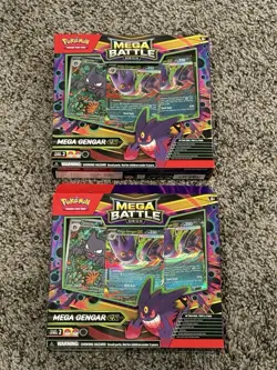 2025 Pokemon Mega Gengar Ex Mega Battle Deck SEALED LOT OF 2 With Haunter Promo - Image 1