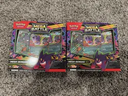2025 Pokemon Mega Gengar Ex Mega Battle Deck SEALED LOT OF 2 With Haunter Promo - Image 3