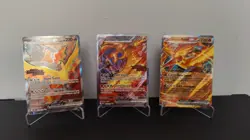 Team Rocket's Moltres ex Destined Rivals Stamp UPC Set Pokemon TCG 229/182 NM - Image 1