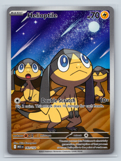 Pokemon Helioptile 143 Illustration Rare Mega Evolution - Image 1