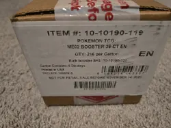 Pokemon - Mega Evolution PHANTASMAL FLAMES 6 BOX BOOSTER CASE Sealed - IN HAND - Image 2