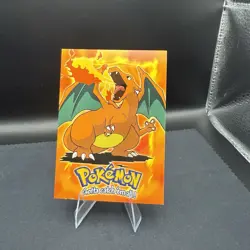NM - Pokemon Topps Charizard #E6 The First Movie (Blue Logo) - Image 1