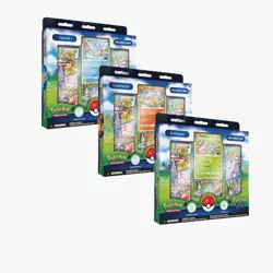 Pokrmon TCG Pokemon GO Bulbasaur Charmander Squirtle Pin Collection Set - Image 3