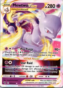 Mewtwo VSTAR 031/078 Pokemon GO NM Pokemon TCG - Image 1