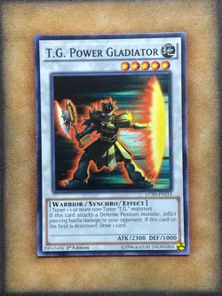 Yugioh T.G. Power Gladiator LC5D-EN214 Common 1st Ed NM - Image 1