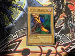 Yugioh Left Leg of the Forbidden One 1st Edition Ultra Rare LOB-121 MP Exodia - Image 1