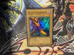 Yugioh Left Leg of the Forbidden One 1st Edition Ultra Rare LOB-121 MP Exodia - Image 3