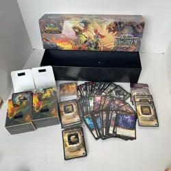World Warcraft Tomb Forgotten Aftermath Trading Card Game Epic Collec INCOMPLETE - Image 1