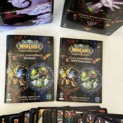World of Warcraft Blood Elf Warlock Death Knight Trading Card Game Decks 2 Sets - Image 4