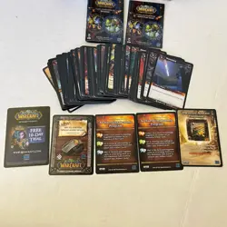 World of Warcraft Blood Elf Warlock Death Knight Trading Card Game Decks 2 Sets - Image 5