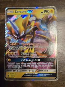 Pokemon TCG Zeraora GX 86/214 Sm Lost Thunder Ultra Rare Holo Card M Condition - Image 3