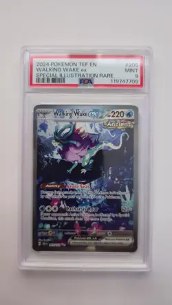 PSA 9 Walking Wake EX Special Illustration Rare Temporal Forces Pokemon Card - Image 1