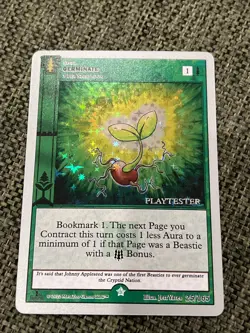 Metazoo Full Holo Germinate Wilderness Playtester Card 25/105 - Image 1