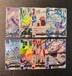 8 Set AA EVENT PARALLEL FULL ART ONE PIECE Card Games Japanese - Image 2