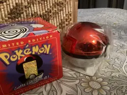 Pokemon 1999 Poliwhirl 23k Gold Plated Trading Card Pokeball Burger King Sealed - Image 1