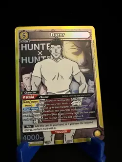 Razor (SR) HTR-2-008 - ENG - Hunter x Hunter Union Arena Trading Holo Card NM/M - Image 1