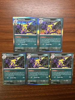 Toxtricity 068/094 HOLO RARE (5 Cards) FOIL Phantasmal Flames Me02 Pokemon TCG - Image 1