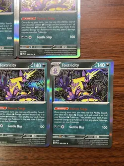 Toxtricity 068/094 HOLO RARE (5 Cards) FOIL Phantasmal Flames Me02 Pokemon TCG - Image 4