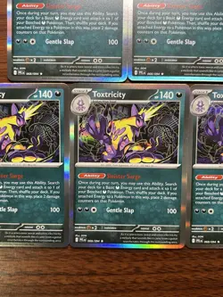 Toxtricity 068/094 HOLO RARE (5 Cards) FOIL Phantasmal Flames Me02 Pokemon TCG - Image 5