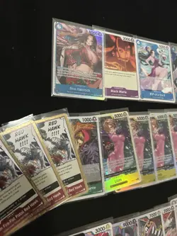 One Piece 31 Cards Lot CCG Monkey D Luffy Boa Hancock Promos And More! - Image 2