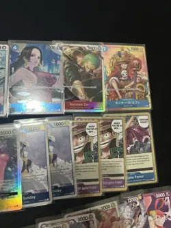 One Piece 31 Cards Lot CCG Monkey D Luffy Boa Hancock Promos And More! - Image 4