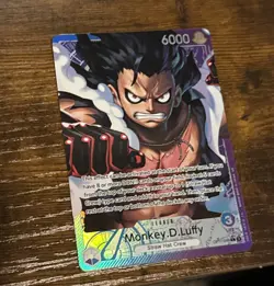 One Piece Card Game OP11 040 Leader Monkey D.Luffy Alt Art English FAST SHIP - Image 1
