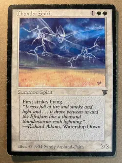 MTG 1x Thunder Spirit Legends OLD SCHOOL Magic the Gathering Card x1 HP - Image 1