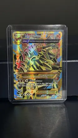 Pokemon TCG Primal Groudon EX Shiny Full Art Holo Card 97/98 XY-Ancient Origins - Image 1