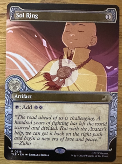 MTG: Avatar: The Last Airbender Eternal-Legal, Sol Ring - Commander's Promo - Image 1