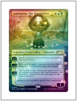 1x Aminatou, the Fateshifter, Foil, Secret Lair, Magic, MTG NM - Image 1