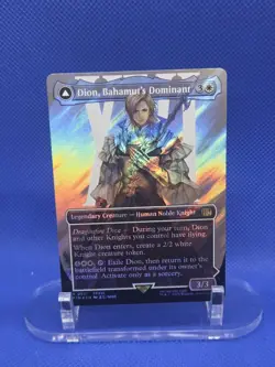 Magic the Gathering Final Fantasy Dion Bahamut Dominant Borderless Surge Foil NM - Image 1