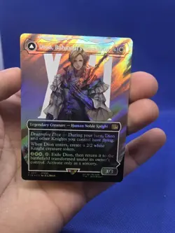 Magic the Gathering Final Fantasy Dion Bahamut Dominant Borderless Surge Foil NM - Image 2