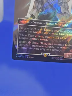 Magic the Gathering Final Fantasy Dion Bahamut Dominant Borderless Surge Foil NM - Image 5