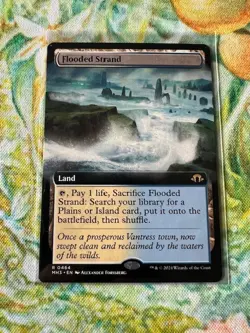 Flooded Strand (Extended Art) MTG: Modern Horizons 3 *Pack Fresh* - Image 1