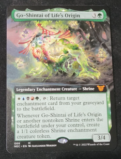 MTG Go-Shintai of Life's Origin 066, Extended Art Commander, Neon Dynasty,Mythic - Image 1