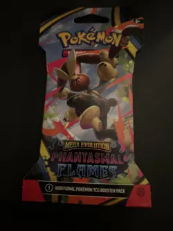 Heavy! 32.20g Pokemon TCG ME Phantasmal Flames Sleeved Pack Sealed! - Image 2