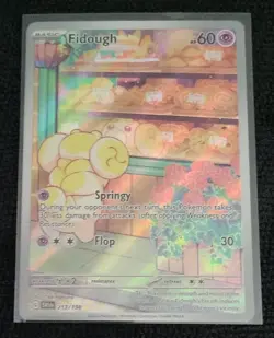 Fidough 213/198 Scarlet & Violet Base Set Illustration Rare IR Holo Pokemon TCG - Image 1