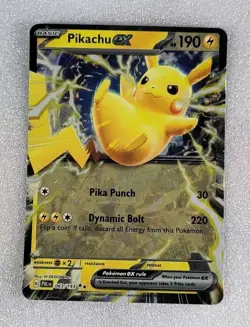 Pikachu ex 063/193 NM/M Scarlet & Violet: Paldea Evolved Pokemon TCG - Image 1